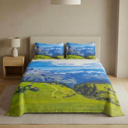 COMPLETO LENZUOLA COPRILETTO MATRIMONIALE DREAMS DIS. 09