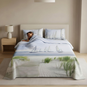 COMPLETO LENZUOLA COPRILETTO MATRIMONIALE DREAMS DIS. 01