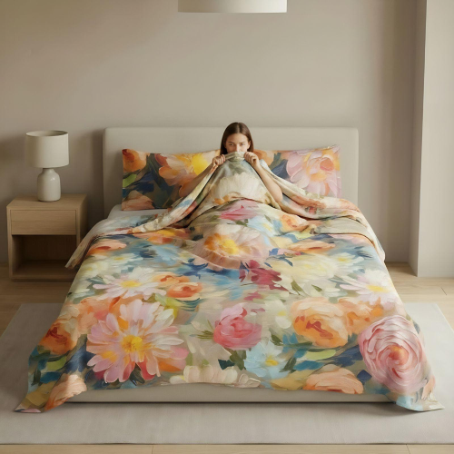 COMPLETO LENZUOLA COPRILETTO MATRIMONIALE DREAMS DIS. 06