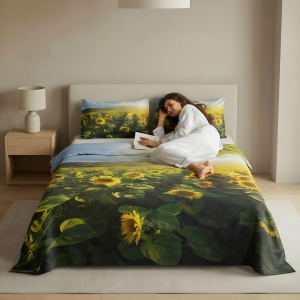 COMPLETO LENZUOLA COPRILETTO MATRIMONIALE DREAMS DIS. 10