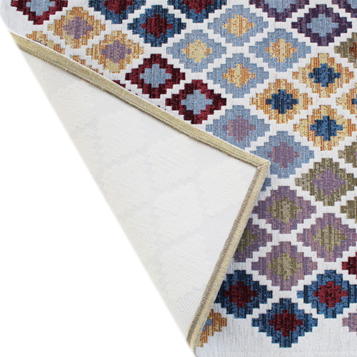 TAPPETO MODERNO GEOMETRICO ANTISCIVOLO LUX 55X110 634