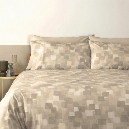 COMPLETO LENZUOLA LETTO SINGOLO BASSETTI GAMING BEIGE
