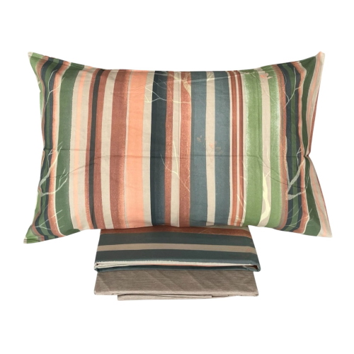 COMPLETO LENZUOLA LETTO SINGOLO BASSETTI GROVE VERDE