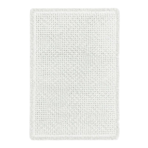 TAPPETO ANTISCIVOLO BEES NIDO D'APE 50X80 BIANCO