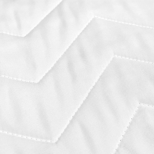 COPRIRETE MATRIMONIALE TRAPUNTATO ZIG ZAG