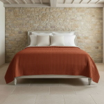 COPRILETTO TRAPUNTATO LETTO SINGOLO HAPPY ARGILLA