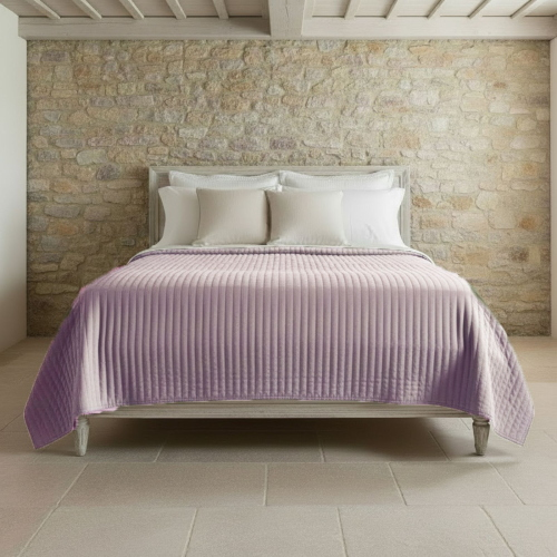 COPRILETTO TRAPUNTATO LETTO SINGOLO HAPPY GLICINE