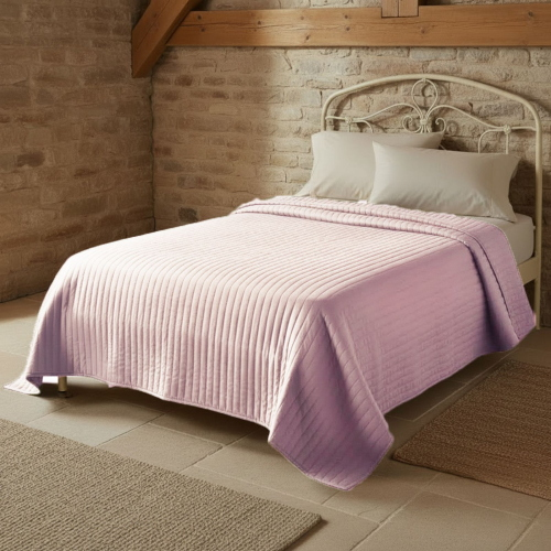 COPRILETTO TRAPUNTATO LETTO SINGOLO HAPPY GLICINE