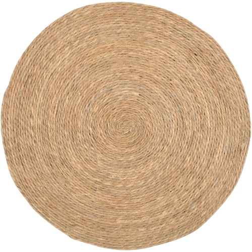 TAPPETO ROTONDO Ø120 CM IN ERBA JUTA NATURALE