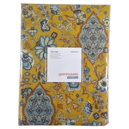 TELO ARREDO GRANFOULARD BASSETTI 180X270 TIGULLIO ORO