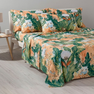 COMPLETO LENZUOLA MATRIMONIALE BASSETTI TROPIC