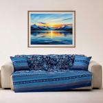 TELO ARREDO GRANFOULARD BASSETTI 180X270 VARIGOTTI BLU