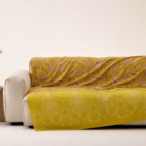 TELO ARREDO GRANFOULARD BASSETTI 180X270 MONNALISA GIALLO