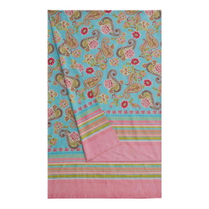 TELO ARREDO GRANFOULARD BASSETTI 270X270 RAPALLO TURCHESE