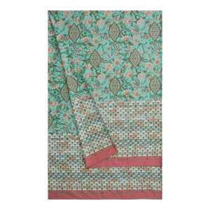 TELO ARREDO GRANFOULARD BASSETTI 270X270 TIGULLIO ACQUA