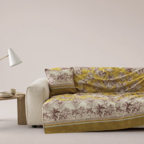 TELO ARREDO GRANFOULARD BASSETTI 180X270 BOBOLI AMBRA
