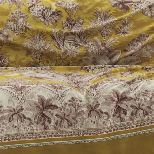TELO ARREDO GRANFOULARD BASSETTI 180X270 BOBOLI AMBRA