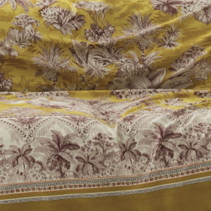 TELO ARREDO GRANFOULARD BASSETTI 180X270 BOBOLI AMBRA