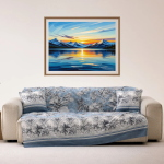 TELO ARREDO 350X270 BASSETTI GRANFOULARD BOBOLI AZZURRO