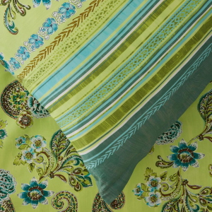 COMPLETO LENZUOLA MATRIMONIALE BASSETTI RAPALLO LIME