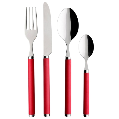 SERVIZIO 24 PEZZI POSATE FANTASIA RED