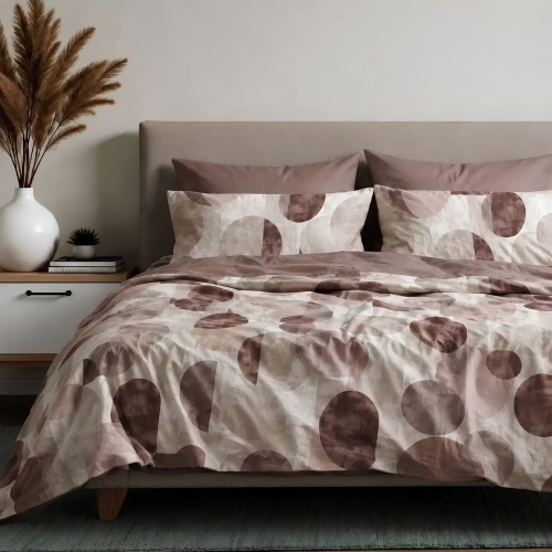 COMPLETO LENZUOLA UNA PIAZZA E MEZZA STYLE FORME BRUCIATO 28