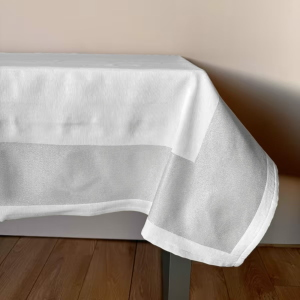 TOVAGLIA 140X240 JACQUARD LUREX NATALE GHIACCIO